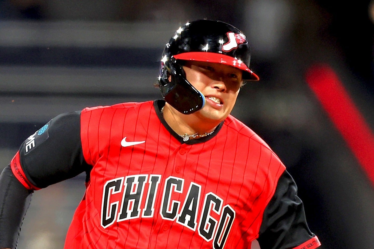 今季57本塁打を打つとの予測が出た村上。(C)Getty Images