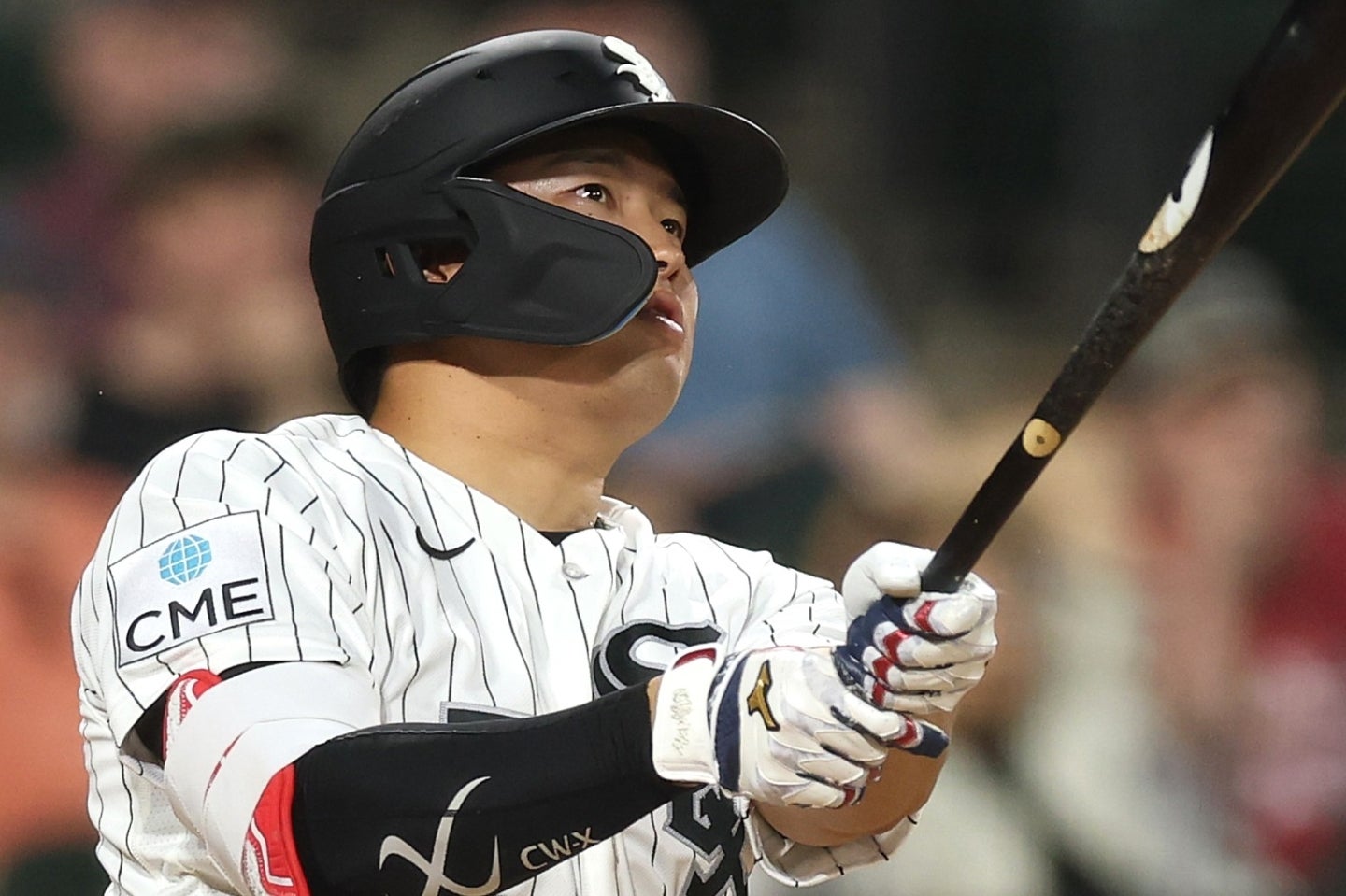 メジャー１年目の村上が開幕からアーチを量産している。(C)Getty Images