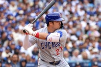 カブスの鈴木誠也が４号ソロアーチを放った。(C)Getty Images