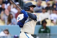 ３回に同点弾を放ったマンシー。(C)Getty Images