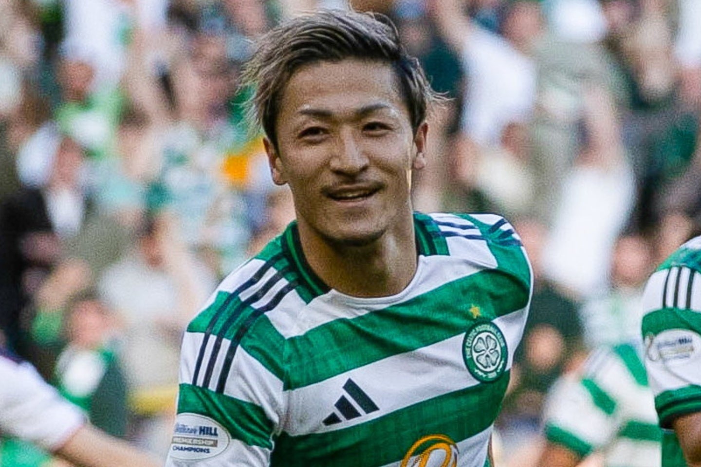 ２ゴール・１アシストの活躍を見せたセルティックの前田。(C)Getty Images