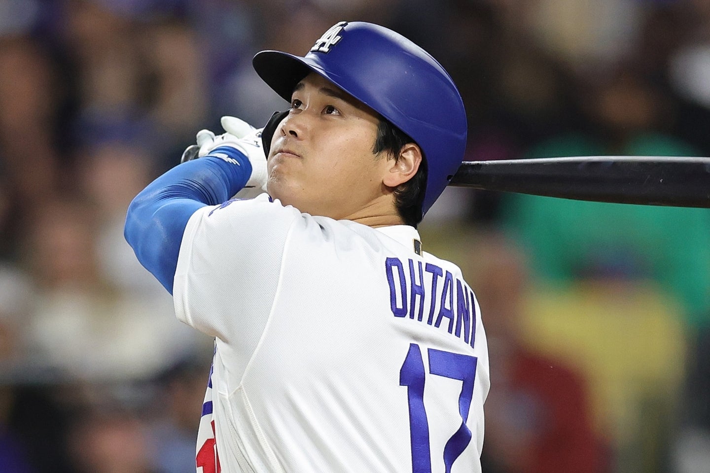 カブス戦で６号ソロアーチを放った大谷翔平。(C)Getty Images