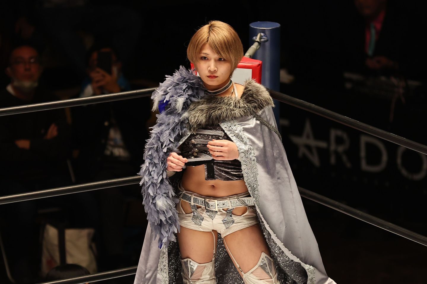 フワちゃんに初勝利を献上した安納サオリだが、大技へのリスペクトをファンは称賛。写真：梅月智史（THE DIGEST写真部）