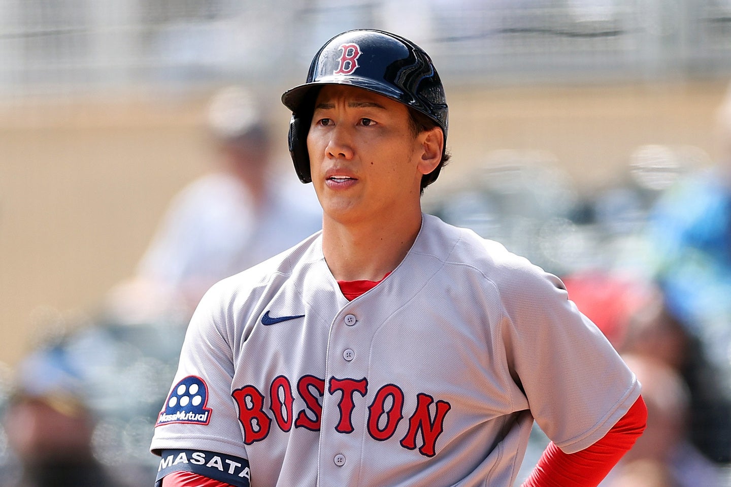 レッドソックスの吉田正尚。(C) Getty Images
