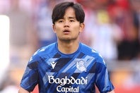 ２試合連続でスタメンに名を連ねた久保だが、この日は精彩を欠いた。(C)Getty Images