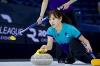 ４月から新たな挑戦をスタートさせた吉田。カーリング史上初のプロリーグに参戦し、チーム主将を務めた。(C)Anil Mungal/AFLO