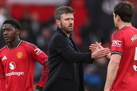 マンチェスター・ユナイテッドを率いるマイケル・キャリック暫定監督。(C) Getty Imaegs