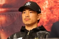 WBCバンタム級タイトルマッチで拓真に挑む井岡。写真：梅月智史（THE DIGEST写真部）