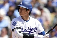 「１番・DH」で出場した大谷翔平は、２打数無安打、３四球だった。(C)Getty Images