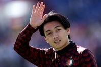 父親になったフェイエノールトの上田。(C)Getty Images