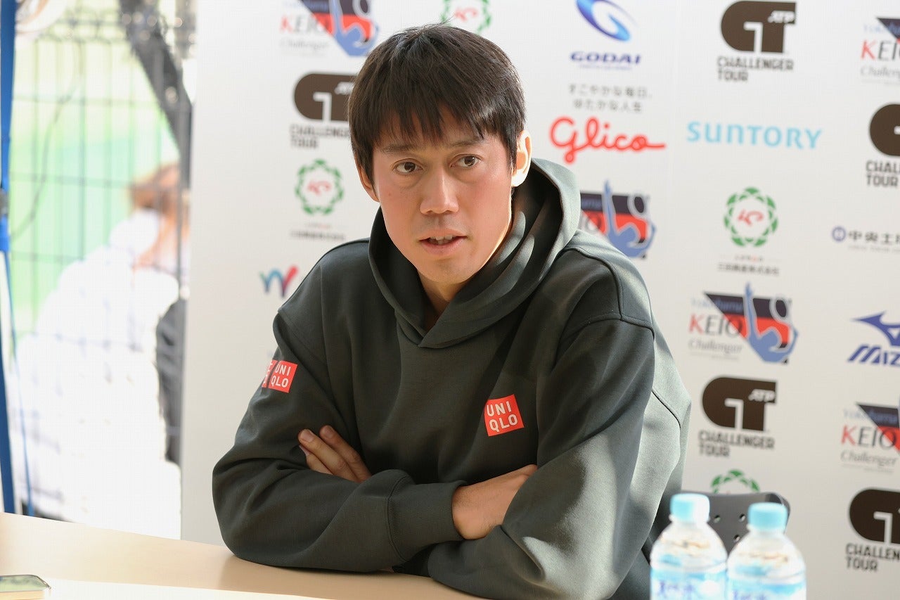 日本男子テニスの歴史を次々と塗り替えてきた錦織圭だが、近年は度重なるケガなどで思うようにプレーできず、ラケットを置くことを決断した。写真：永島裕基