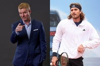 マドリードの戦いで復調への手応えを感じたチチパス（右）だったが、元王者クーリエ（左）は依然として課題は解決されていないと考えているようだ。(C)Getty Images