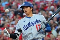 カーディナルス戦で５打数無安打だった大谷。(C)Getty Images