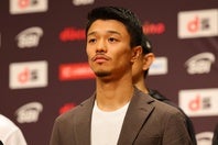 井上尚弥との大一番に臨む中谷潤人。SNSにキレキレな動きを公開した。写真：梅月智史（THE DIGEST写真部）