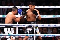 ２対０の判定で、何とか再起戦の白星を掴んだ武居。写真：梅月智史（THE DIGEST写真部）