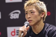 試合後、中谷潤人との頂上決戦を振り返った井上尚弥。写真：梅月智史（THE DIGEST写真部）