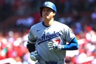 カーディナルス戦で３打数無安打だったドジャースの大谷。(C)Getty Images