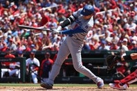 「１番・DH」で出場した大谷は３打数無安打、２四死球だった。(C)Getty Images