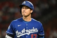 チームは勝利したものの、大谷は自己ワーストの24打席連続無安打となった。(C)Getty Images