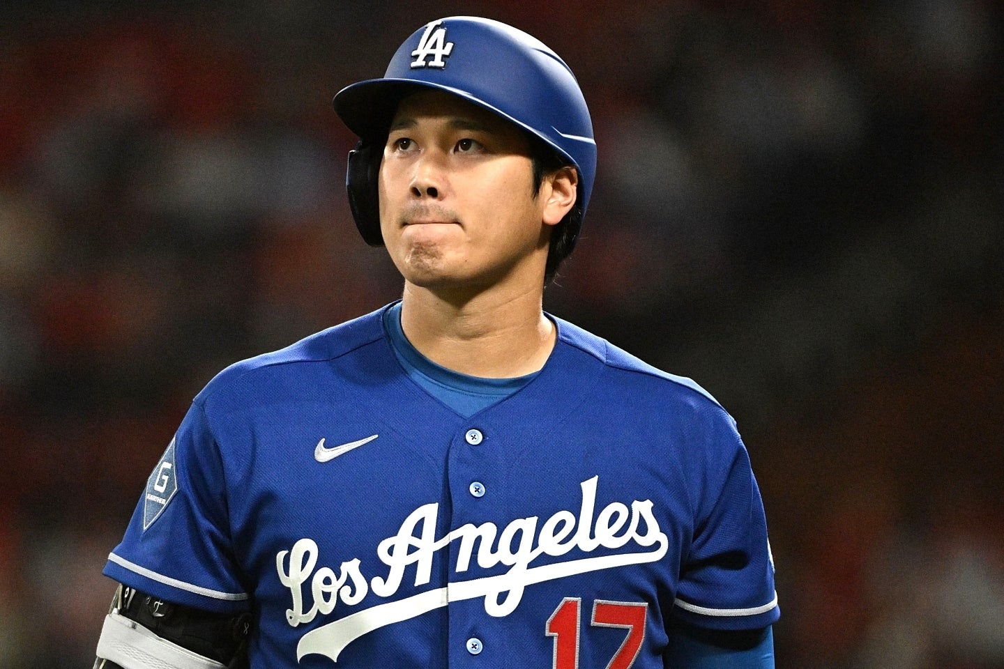 チームは勝利したものの、大谷は自己ワーストの24打席連続無安打となった。(C)Getty Images