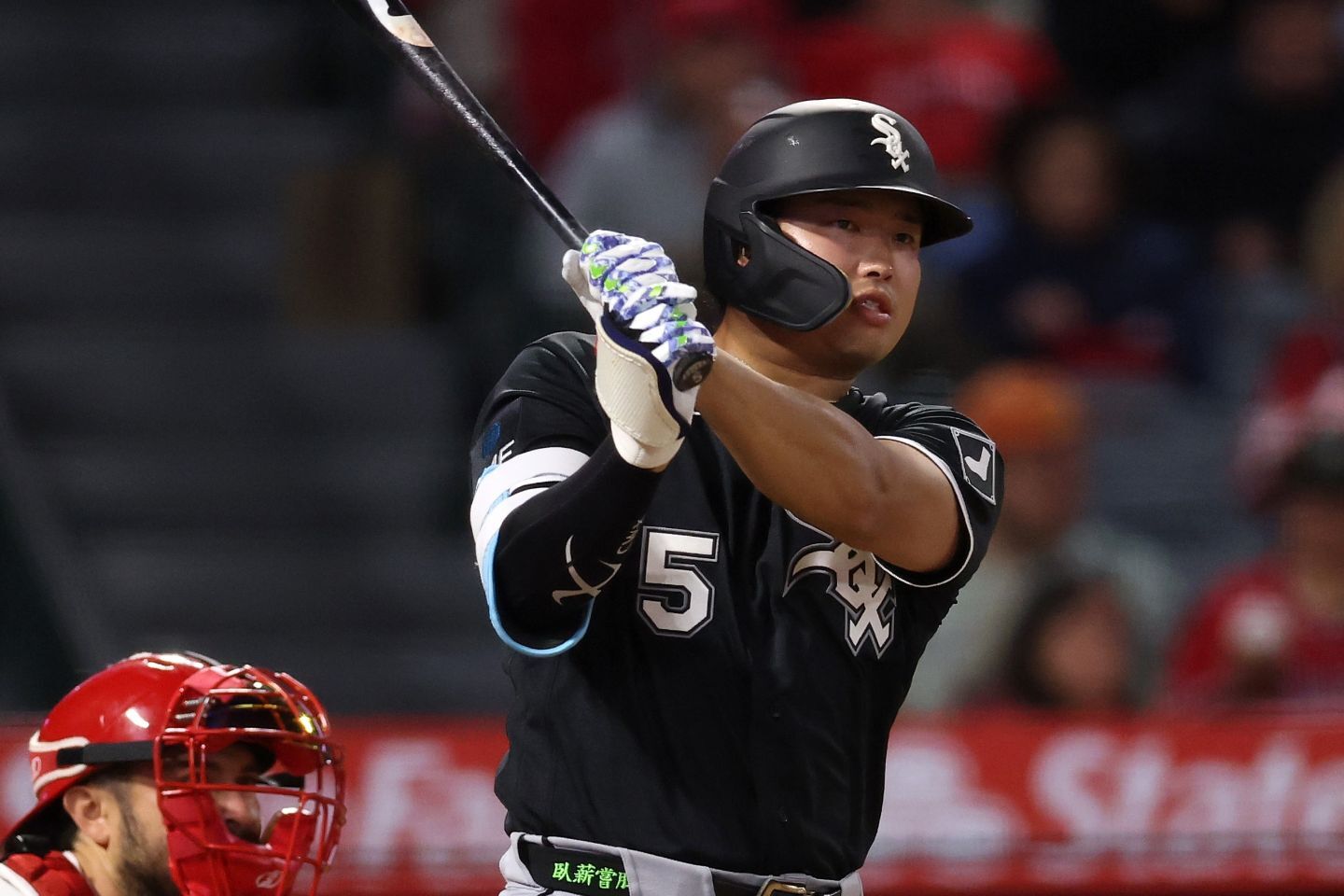 村上が本塁打争いトップタイの14号２ランを放った。(C) Getty Images