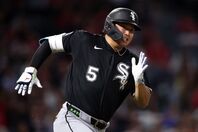 村上がメジャー初の二塁打を放った。(C) Getty Images