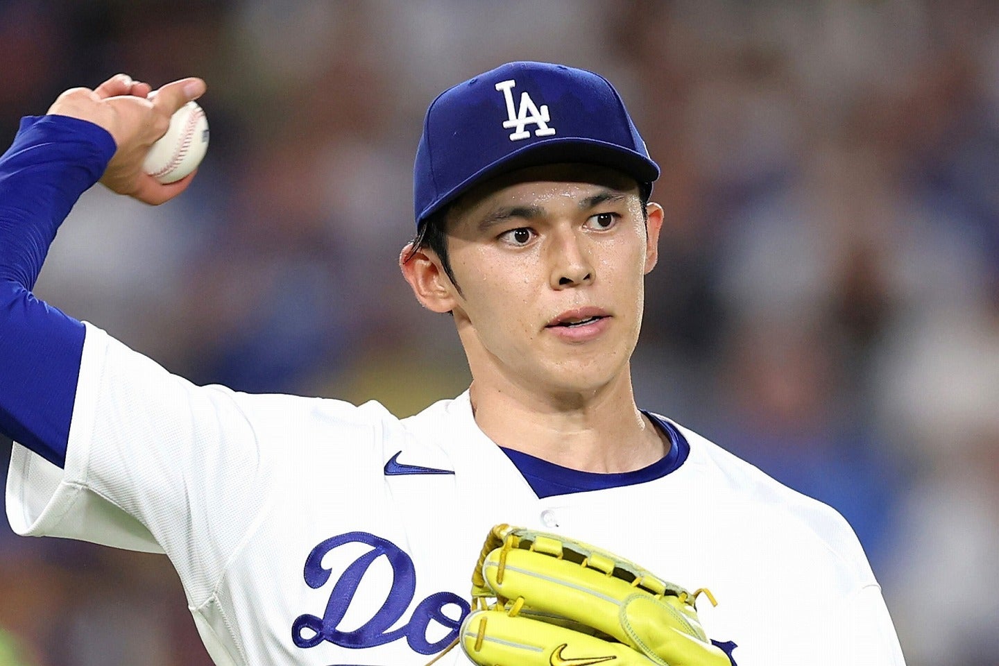 マイナー行きの提言が浮上した佐々木。(C)Getty Images