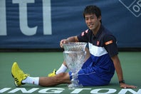 2015年のシティDCオープンで優勝を飾った錦織圭。思い出深いワシントンで最後の雄姿を披露する。(C)Getty Images