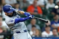 キャリア初となる１試合３本塁打を放ったパヘス。(C)Getty Images
