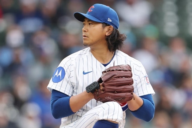 現地７日のレッズ戦で今季４勝目を挙げた今永。(C)Getty Images
