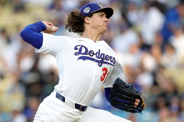 開幕からエース格の活躍をしてきたドジャースのグラスノーがIL入りした。(C)Getty Images