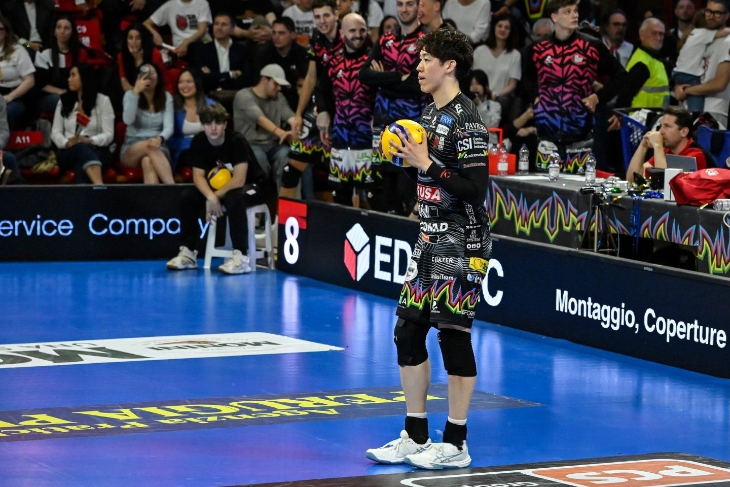 リリーフサーバーの復帰戦で伊リーグ優勝。石川にとってキャリア初、日本人2人目の快挙だ。画像提供：Maurizio Lollini