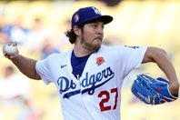 前DeNAのバウアーがメジャー球団へ無給労働を提案した。（写真はドジャース時代）(C)Getty Images