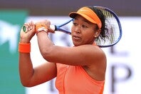 イタリア国際の３回戦で、シュナイダーを相手にわずか54分で勝利した大坂。次戦はベスト８進出を懸けてシフィオンテクに挑む。（C）Getty Images