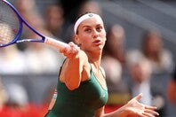 コスチュクが休息中もSNSでファンを楽しませて話題になっている。（C）Getty Images
