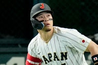 メジャー挑戦を目指している阪神の佐藤輝明。(C) Getty Images