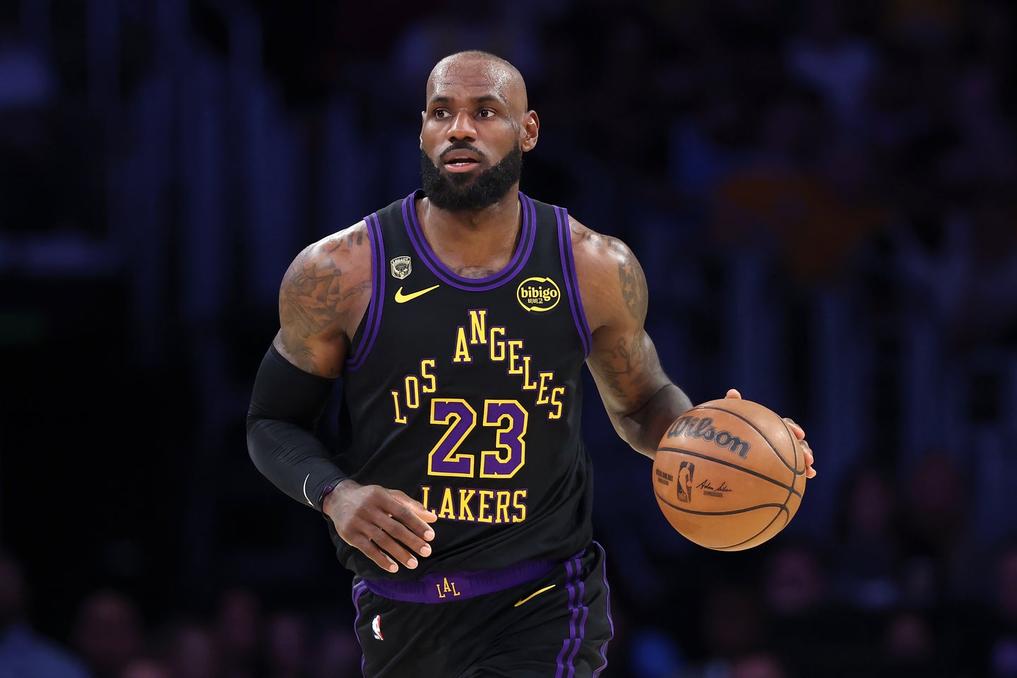 シャックが41歳レブロンの現役続行に太鼓判を押した。(C)Getty Images