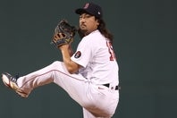 現役時代は巨人、ロッテを経てレッドソックスでもプレーした澤村氏。(C)Getty Images