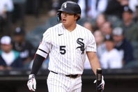 ロイヤルズ戦で３打数無安打３三振に終わったWソックスの村上。(C)Getty Images