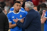 エムバペとモウリーニョ。はたして、来シーズンは師弟関係になるのか？(C)Getty Images