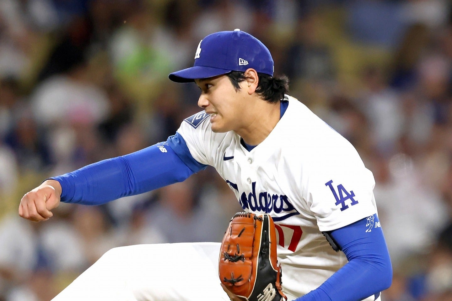 歴史的ピッチングを見せている大谷。(C)Getty Images