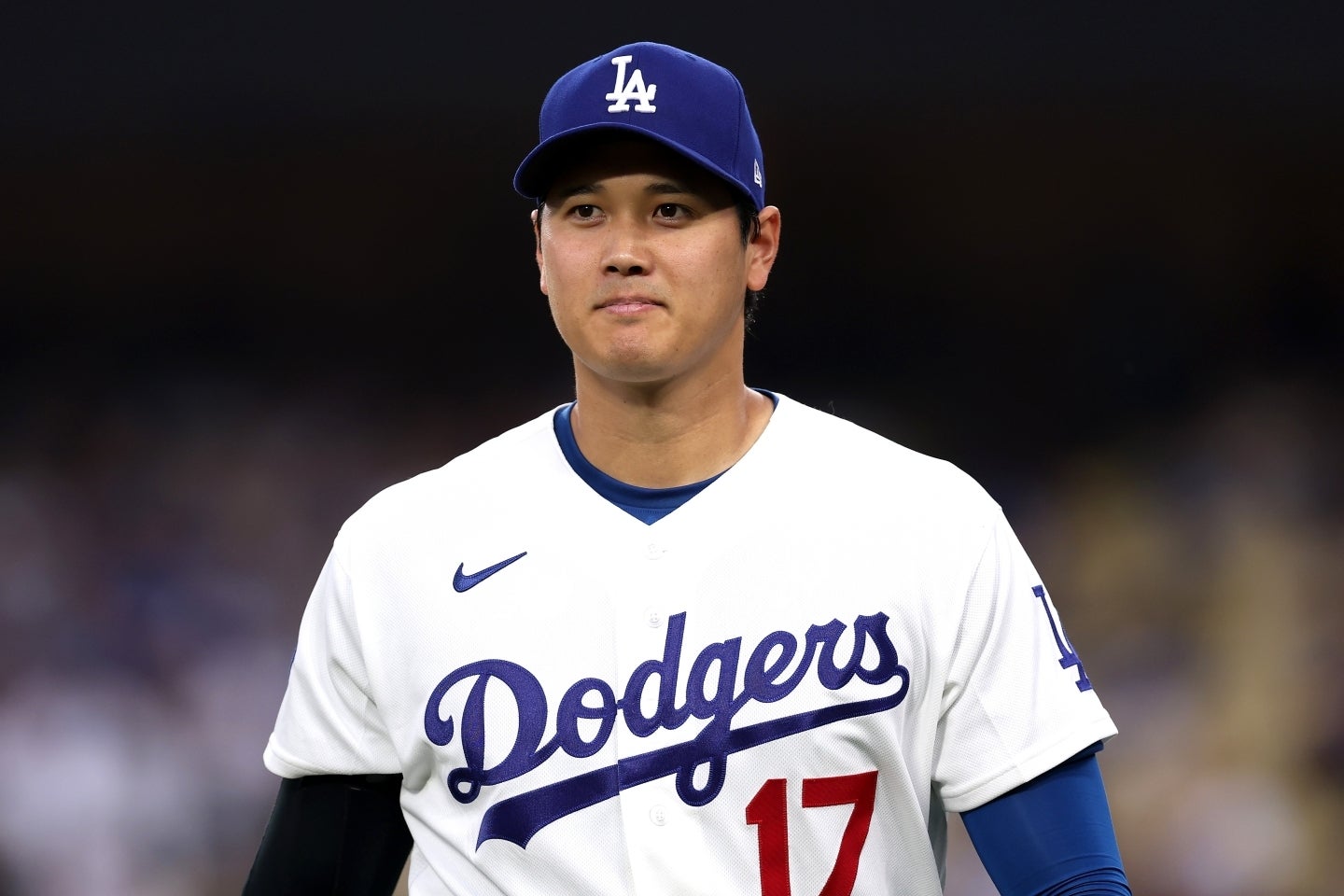 現地13日のジャイアンツ戦に先発して７回無失点。大谷が３勝目を挙げた。(C)Getty Images