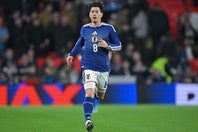 “いちふな”出身で初めてW杯日本代表メンバーに選ばれた鈴木。写真：金子拓弥（THE DIGEST写真部）