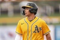 投手デビュー戦で無失点ピッチングを披露した森井。(C) Getty Images