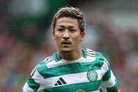 リーグ４試合連続ゴールを挙げた前田。セルティックは最終節で優勝をかけてハーツと対戦する。(C) Getty Images