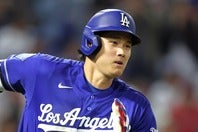 ドジャースの４連勝に貢献した大谷。(C) Getty Images