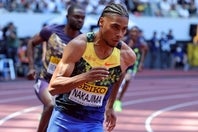 男子400mで４位だった富士通の中島。写真：梅月智史（THE DIGEST写真部）
