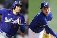 ドジャースの大谷は猛打賞を記録。先発・佐々木は７回８K１失点の好投で今季２勝目を挙げた。(C)Getty Images