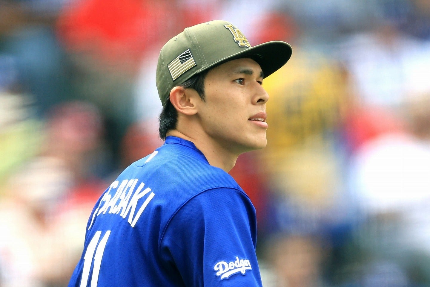 高いストライク率をマークした佐々木。(C) Getty Images