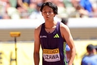 JALの鵜澤は男子200mで日本人トップの３着だった。写真：梅月智史（THE DIGEST写真部）